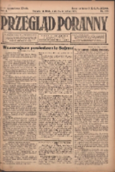 Przegląd Poranny: pismo niezależne i bezpartyjne 1922.09.24 R.2 Nr255