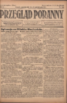 Przegląd Poranny: pismo niezależne i bezpartyjne 1922.10.02 R.2 Nr263