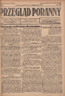Przegląd Poranny: pismo niezależne i bezpartyjne 1922.10.05 R.2 Nr266