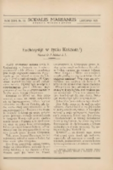 Sodalis Marianus : miesięcznik, organ sodalicyj polskich 1927.11 R.26 Nr11