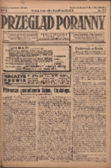 Przegląd Poranny: pismo niezależne i bezpartyjne 1922.10.11 R.2 Nr272