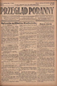 Przegląd Poranny: pismo niezależne i bezpartyjne 1922.10.12 R.2 Nr273