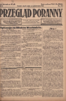 Przegląd Poranny: pismo niezależne i bezpartyjne 1922.10.13 R.2 Nr274