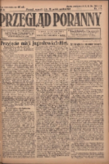 Przegląd Poranny: pismo niezależne i bezpartyjne 1922.10.17 R.2 Nr278