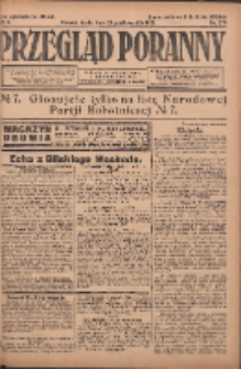 Przegląd Poranny: pismo niezależne i bezpartyjne 1922.10.18 R.2 Nr279