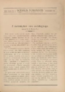 Sodalis Marianus : miesięcznik, organ sodalicyj polskich 1928.09 R.27 Nr9