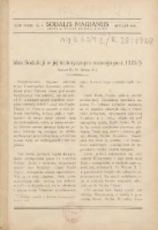 Sodalis Marianus : miesięcznik, organ sodalicyj polskich 1929.01 R.28 Nr1