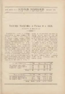 Sodalis Marianus : miesięcznik, organ sodalicyj polskich 1929.03 R.28 Nr3