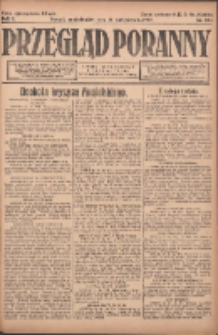 Przegląd Poranny: pismo niezależne i bezpartyjne 1922.10.23 R.2 Nr284