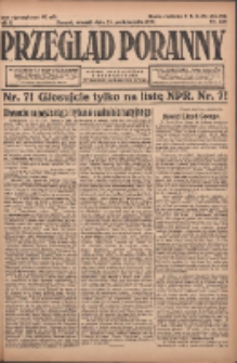 Przegląd Poranny: pismo niezależne i bezpartyjne 1922.10.24 R.2 Nr285