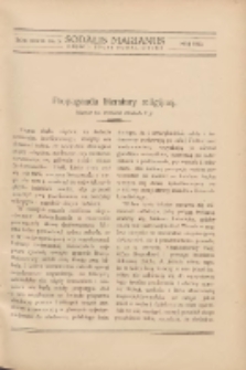 Sodalis Marianus : miesięcznik, organ sodalicyj polskich 1929.05 R.28 Nr5