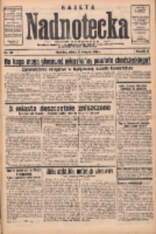 Gazeta Nadnotecka: bezpartyjne pismo codzienne 1935.08.17 R.15 Nr188