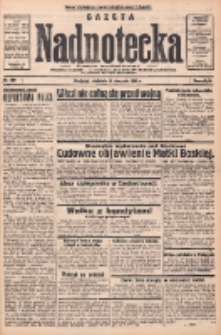 Gazeta Nadnotecka: bezpartyjne pismo codzienne 1935.08.18 R.15 Nr189