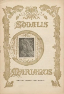 Sodalis Marianus : miesięcznik, organ sodalicyj polskich 1930.05 R.29 Nr6