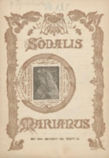 Sodalis Marianus : miesięcznik, organ sodalicyj polskich 1930.12 R.29 Nr12