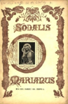 Sodalis Marianus : miesięcznik, organ sodalicyj polskich 1931.03 R.30 Nr3