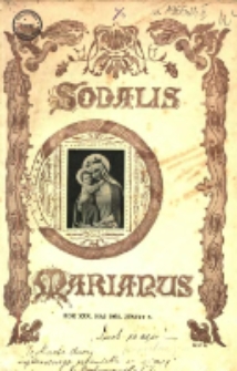 Sodalis Marianus : miesięcznik, organ sodalicyj polskich 1931.05 R.30 Nr5