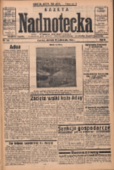 Gazeta Nadnotecka: bezpartyjne pismo codzienne 1935.10.13 R.15 Nr237