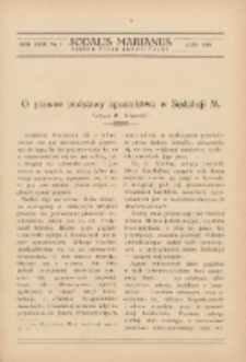 Sodalis Marianus : miesięcznik, organ sodalicyj polskich 1933.02 R.32 Nr2