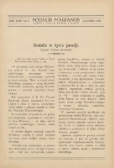 Sodalis Marianus : miesięcznik, organ sodalicyj polskich 1933.06 R.32 Nr6