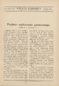 Sodalis Marianus : miesięcznik, organ sodalicyj polskich 1935.03 R.34 Nr3