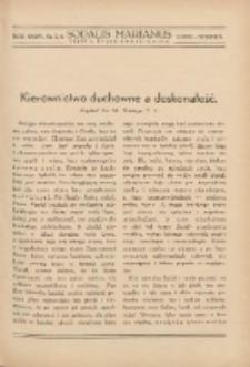 Sodalis Marianus : miesięcznik, organ sodalicyj polskich 1935.07/08 R.34 Nr7/8