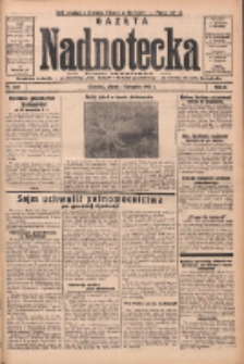Gazeta Nadnotecka: bezpartyjne pismo codzienne 1935.11.01 R.15 Nr253