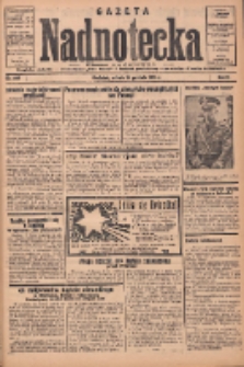Gazeta Nadnotecka: bezpartyjne pismo codzienne 1935.12.14 R.15 Nr289