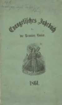 Evangelisches Jahrbuch für die Provinz Posen auf das Jahr 1861