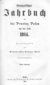 Evangelisches Jahrbuch f&uuml;r die Provinz Posen auf das Jahr 1864 Jg.4