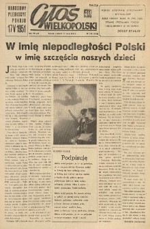Głos Wielkopolski. 1951.05.17 R.7 nr134 Wyd.AB