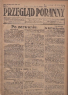 Przegląd Poranny: pismo niezależne i bezpartyjne 1923.01.06 R.3 Nr5