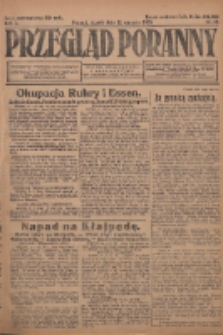 Przegląd Poranny: pismo niezależne i bezpartyjne 1923.01.12 R.3 Nr10