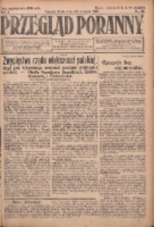 Przegląd Poranny: pismo niezależne i bezpartyjne 1923.01.24 R.3 Nr22