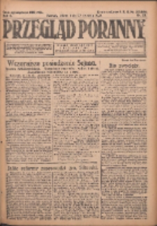 Przegląd Poranny: pismo niezależne i bezpartyjne 1923.01.27 R.3 Nr25