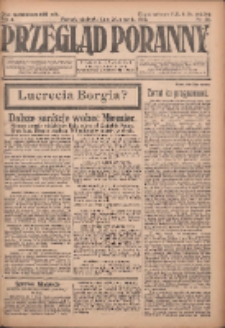 Przegląd Poranny: pismo niezależne i bezpartyjne 1923.01.28 R.3 Nr26