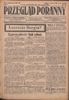 Przegląd Poranny: pismo niezależne i bezpartyjne 1923.01.29 R.3 Nr27