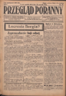 Przegląd Poranny: pismo niezależne i bezpartyjne 1923.01.29 R.3 Nr27