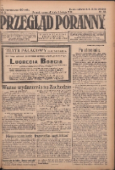 Przegląd Poranny: pismo niezależne i bezpartyjne 1923.02.01 R.3 Nr30