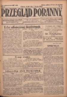 Przegląd Poranny: pismo niezależne i bezpartyjne 1923.02.02 R.3 Nr31