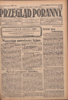 Przegląd Poranny: pismo niezależne i bezpartyjne 1923.02.07 R.3 Nr36