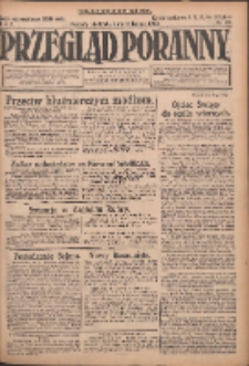 Przegląd Poranny: pismo niezależne i bezpartyjne 1923.02.11 R.3 Nr40