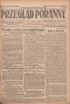 Przegląd Poranny: pismo niezależne i bezpartyjne 1923.02.15 R.3 Nr44