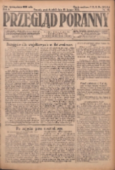 Przegląd Poranny: pismo niezależne i bezpartyjne 1923.02.19 R.3 Nr48