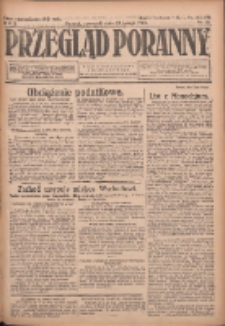 Przegląd Poranny: pismo niezależne i bezpartyjne 1923.02.22 R.3 Nr51