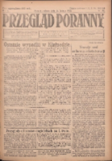 Przegląd Poranny: pismo niezależne i bezpartyjne 1923.02.24 R.3 Nr53