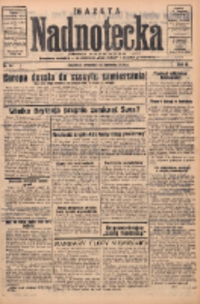 Gazeta Nadnotecka: pismo codzienne 1936.04.16 R.16 Nr89
