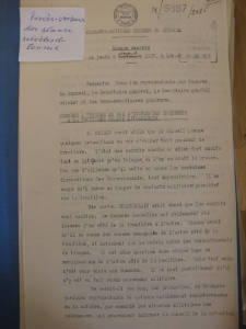 XLVIIIème Session du Conseil. Séance secréte du 08.12.1927