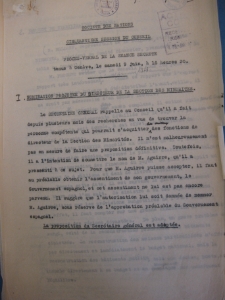 L Session du Conseil. Proc&eacute;s-Verbal de la s&eacute;ance secr&eacute;te 09.06.1928