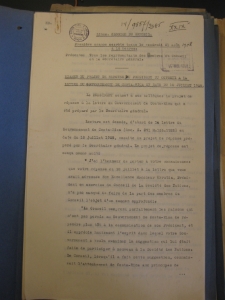 LI Session du Conseil. Première séance secréte du 31.08.1928